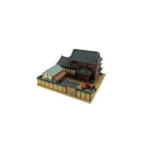 Nゲージ わらぶき農家 ブラック 鉄道模型 ジオラマ ストラクチャー