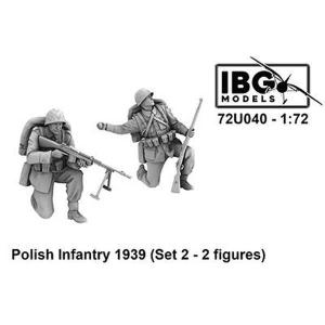 【6月予約】IBG 1/72 ポ軍歩兵1939年セット2・射撃中・2体・3Dプリント(72U040) スケールモデル PBU7240｜posthobbyshop