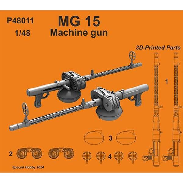 【6月予約】CMK 1/48 独・MG15旋回航空機関銃・2丁 模型用グッズ CMP48011