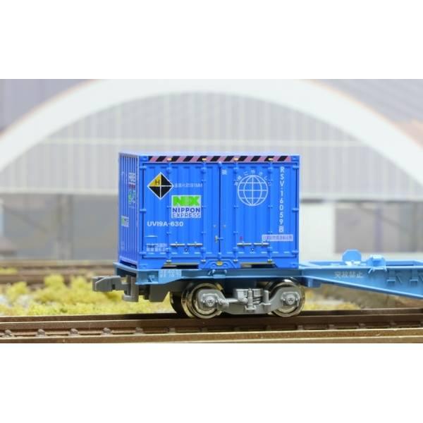 朗堂 Nゲージ 12fコンテナ UV19Aタイプ日本通運(NX)R&amp;S エコブルー(エコレール・エコ...