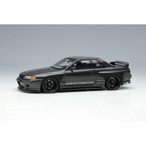 アイドロン コレクション 1/43 ガレージアクティブ フルドライカーボン-R ニッサン R32 GT-R 2021 SEMA ビジブルカーボン 完成品ミニカー EM691｜posthobbyshop