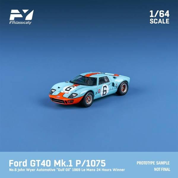 【6月予約】Finclassically 1/64 フォード GT40 Mk1 P/1075 No....