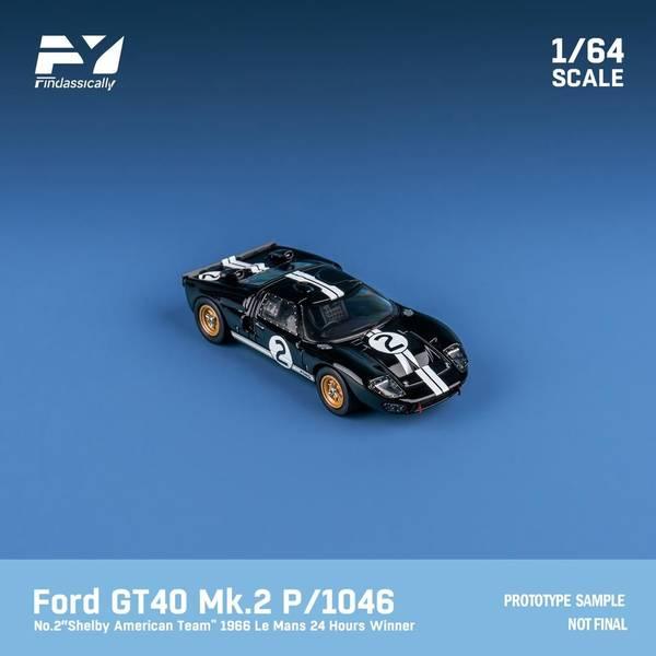 【6月予約】Finclassically 1/64 フォード GT40 Mk2 P/1046 No....