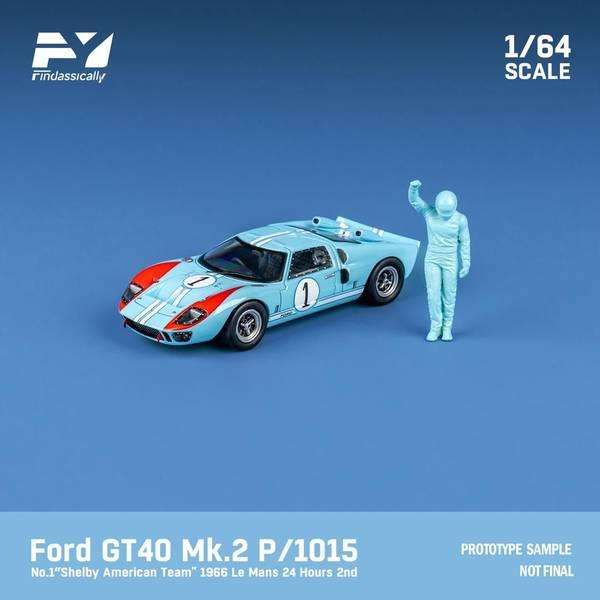 【6月予約】Finclassically 1/64 フォード GT40 Mk2 P/1015 No....