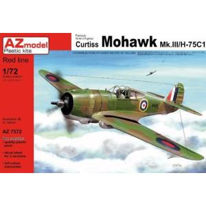 AZモデルズ 1/72 カーチス モホークMk./H-75 RAF/フランス スケールモデル AZM...