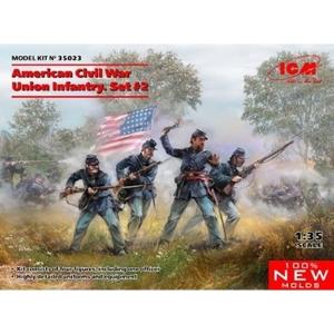 ICM 1/35 アメリカ南北戦争 北軍歩兵 No.2 スケールモデル 35023｜posthobbyshop