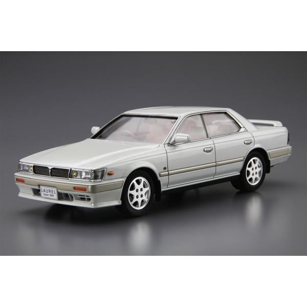 アオシマ 1/24 ニッサン HC33 ローレルメダリストCLUB・L &apos;91 スケールモデル ザ☆...