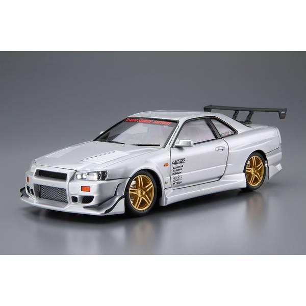 アオシマ 1/24 ザ☆チューンドカー No.50 C-WEST BNR34 スカイラインGT-R ...