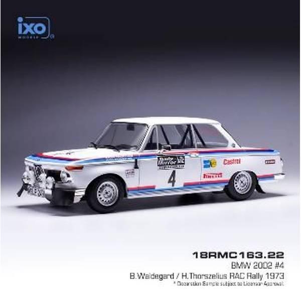【6月予約】イクソ 1/18 BMW 2002 No.4 1973 WRC RACラリー B.ワルデ...