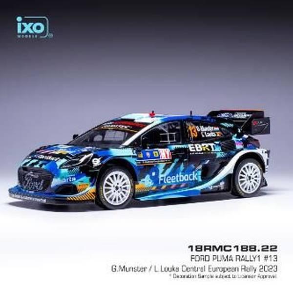 【6月予約】イクソ 1/18 フォード プーマ ラリー1 No.13 2023 WRC セントラル・...