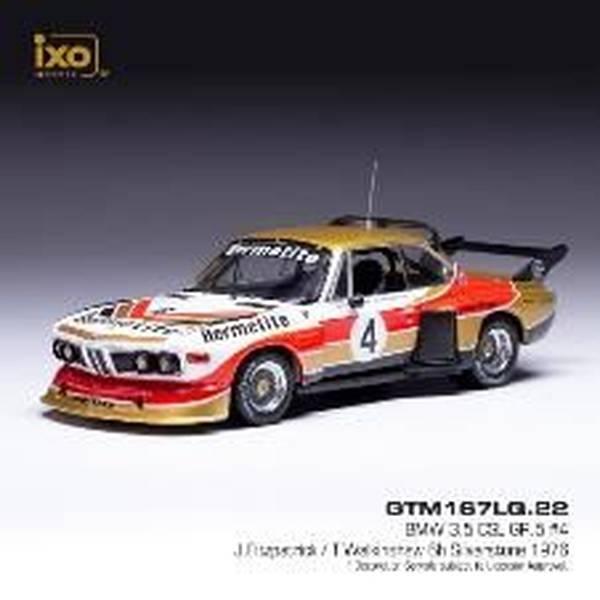 【6月予約】イクソ 1/43 BMW 3.5 CSL No.4 1976 シルバーストーン6時間 G...