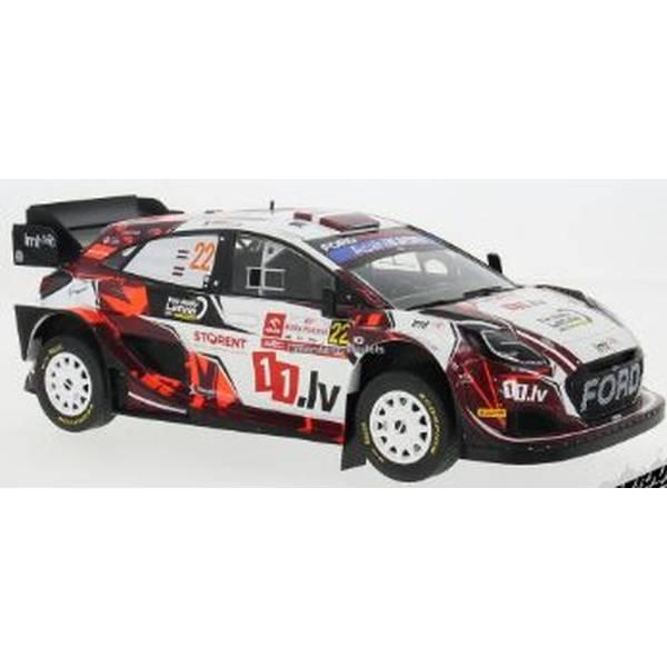 イクソ 1/18 フォード プーマ ラリー1 ハイブリッド No.22 2024 WRC ラリー・ポ...