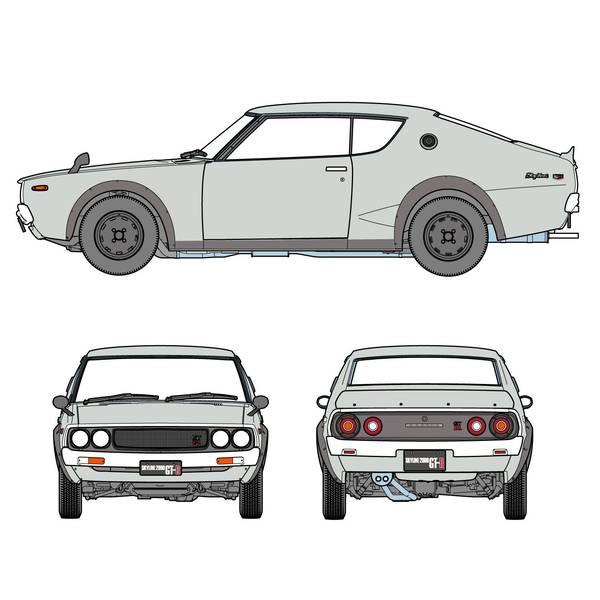 ハセガワ 1/24 ニッサン スカイライン 2000GT-R (KPGC110) “ディテールアップ...