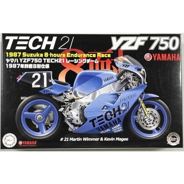 フジミ 1/12 ヤマハ YZF750 TECH21レーシングチーム 1987年鈴鹿8耐仕様 スケー...