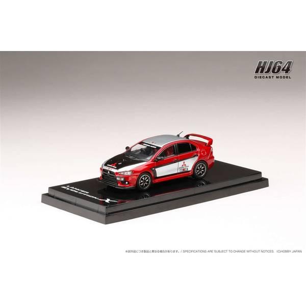 ホビージャパン 1/64 ミツビシ ランサーエボリューションX RALLIART COLOR レッド...