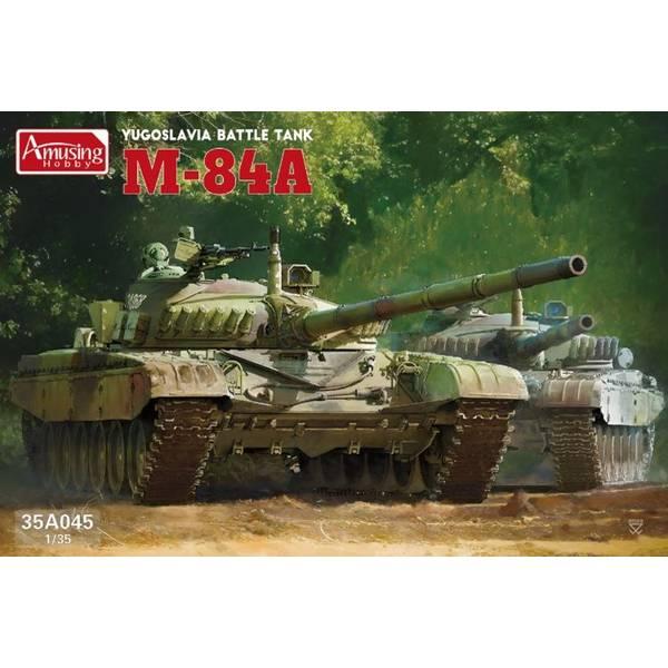 アミュージングホビー 1/35 ユーゴスラビア主力戦車 M-84A スケールモデル AMH35A04...