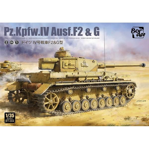 ボーダーモデル 1/35 ドイツIV号戦車 F2/G型(2in1) スケールモデル BT004