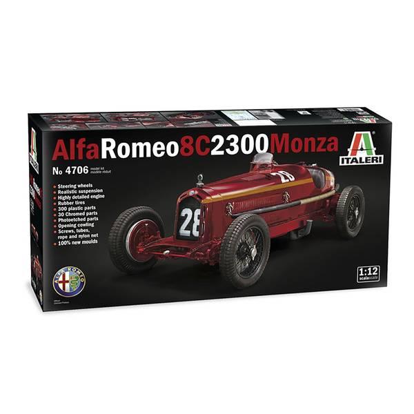 イタレリ 1/12 アルファロメオ 8C 2300 モンツァ(日本語説明書付属) スケールモデル I...