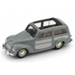 ブルム 1/43 フィアット 500C ベルヴェデーレ 1951 オープン グレー/ライトグレー 完...