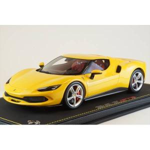 BBR 1/18 フェラーリ 296 GTB ジャッロモデナ ケース付 完成品ミニカー P18210C｜posthobbyshop