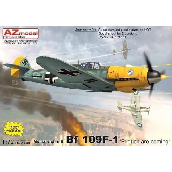 AZモデル 1/72 Bf109F-1 &quot;フリードリヒ襲来&quot; スケールモデル AZM7859