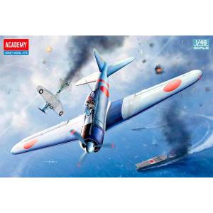 アカデミー 1/48 零式艦上戦闘機21型 "ミッドウェイの戦い" スケールモデル 12352｜posthobbyshop