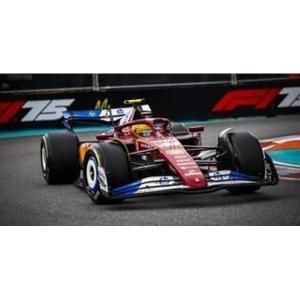 ルックスマート 1/43 フェラーリ SF-25 No.44 2025 F1 マイアミGP L.ハミルトン 完成品ミニカー LSF1077