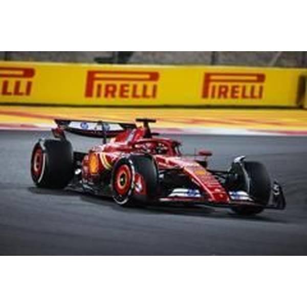 ルックスマート 1/18 フェラーリ SF-24 No.16 2024 F1 アブダビGP 3位 C...