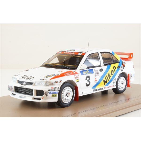 スパーク 1/43 ミツビシ ランサーエボリューションIII No.3 1995 WRC 香港〜北京...
