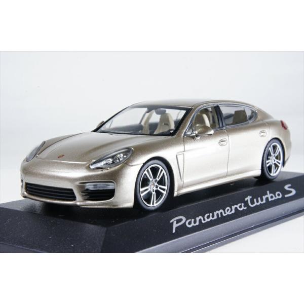 ディーラー特注 ポルシェ パナメーラG1IIターボSエグゼクティブ パラジウム 完成品ミニカー WA...