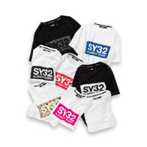 【SALE】Tシャツ SY32 by sweet years TNS1724J BOX LOGO TEE 半袖 ボックスロゴ ロゴTシャツ メンズ レディース｜postosegreto