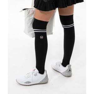 ゴルフニーハイソックス Ladies SY32 by sweet years SYG-22L10 GOLF SYG LADYS KNEE HI SOX ゴルフ ハイソックス BLACK レディース｜postosegreto