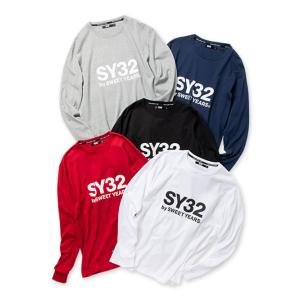 20%OFF！ロンT 長袖 Tシャツ SY32 by sweet years TNS1781J BASIC LOGO L/S TEE メンズ レディース ベーシックロゴデザイン ロゴTシャツ