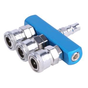 3連 エアーカプラー ラインカプラー エアーコンプレッサー用