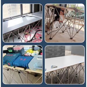 折りたたみ 伸縮作業台 アルミ合金 6脚 ワー...の詳細画像4