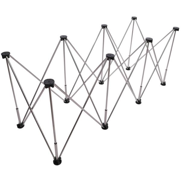 折りたたみ 伸縮作業台 ステンレス 8脚 ワークテーブル 拡張式 ワークベンチ DIY ソーホース ...