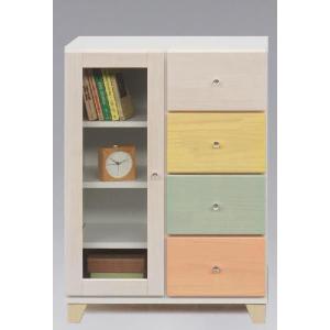 キャビネット カラフル 幅60cm チェスト タンス カラフルチェスト
