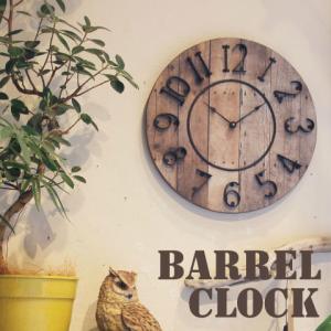 時計 壁掛け時計 掛け時計 おしゃれ 北欧 アンティーク ウォールクロック 掛時計 シンプル レトロ バレルクロック｜potarico