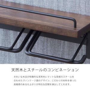 トイレットペーパーホルダー 木製 2連 ダブル...の詳細画像4