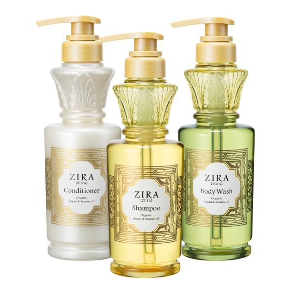クラシエ ZIRA ジーラ 370mL シャンプー コンディショナー ボディソープ セット