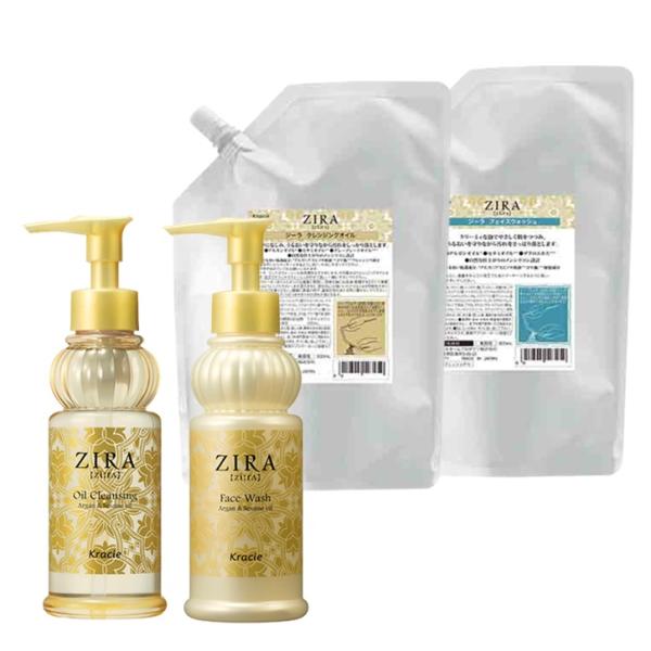 クラシエ ZIRA ジーラ クレンジング＆洗顔セット 900ml 業務用詰替え