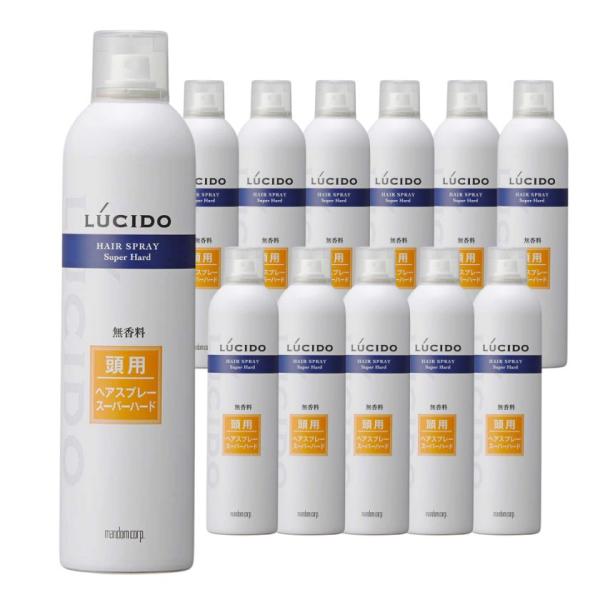マンダム ルシード  業務用 ヘアスプレー スーパーハード 285g 12本入り 無香料
