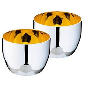 三宝産業 Migaki Meister ぐい呑み 85ml 24金メッキ 2個入 11003001