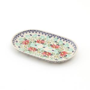 ポーランド食器 ポーリッシュポタリー オーバルプレートS P97-KK02