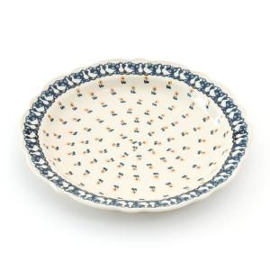 ポーランド食器 フリルプレート 直径30cm KK02 ポーリッシュポタリー
