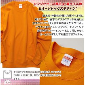 スウェット トレーナー メンズ レディース 長...の詳細画像4