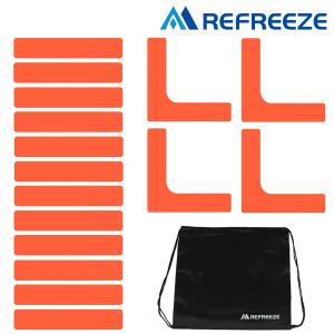REFREEZE リフリーズ コートラインマーカー 16個セット（ラインマーカー12個＋コーナーマーカー4個）