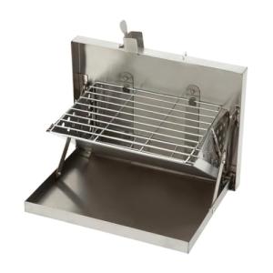 ホールアース（Whole Earth） LAPTOP GRILL ラップトップ グリル WE2KDF02 SLR 卓上 BBQ バーベキュー キャンプ 折りたたみ コンパクト （シルバー/