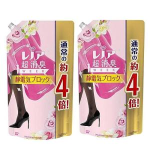 【２個セット】レノア 超消臭1WEEK 柔軟剤 静電気ブロック リラックスフローラルの香り 1600ml
