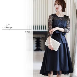 パーティードレス 結婚式 服装 ドレス フォー...の詳細画像5